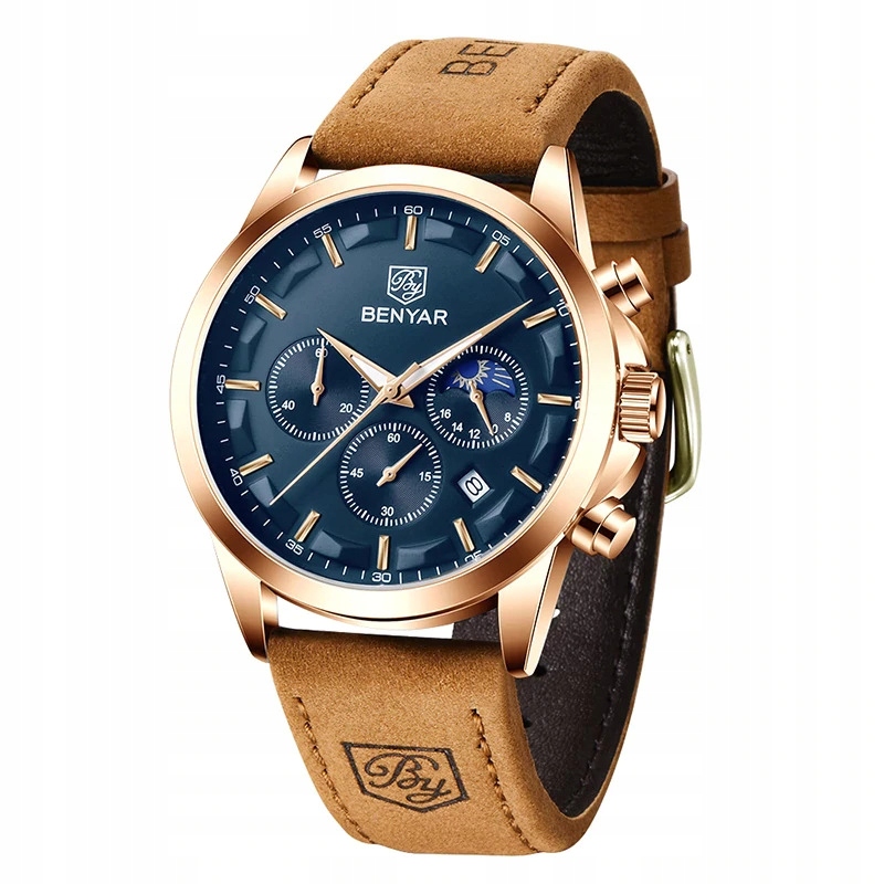 Pánské hodinky - Benyar Men's Watch Elegant Chronograph Box