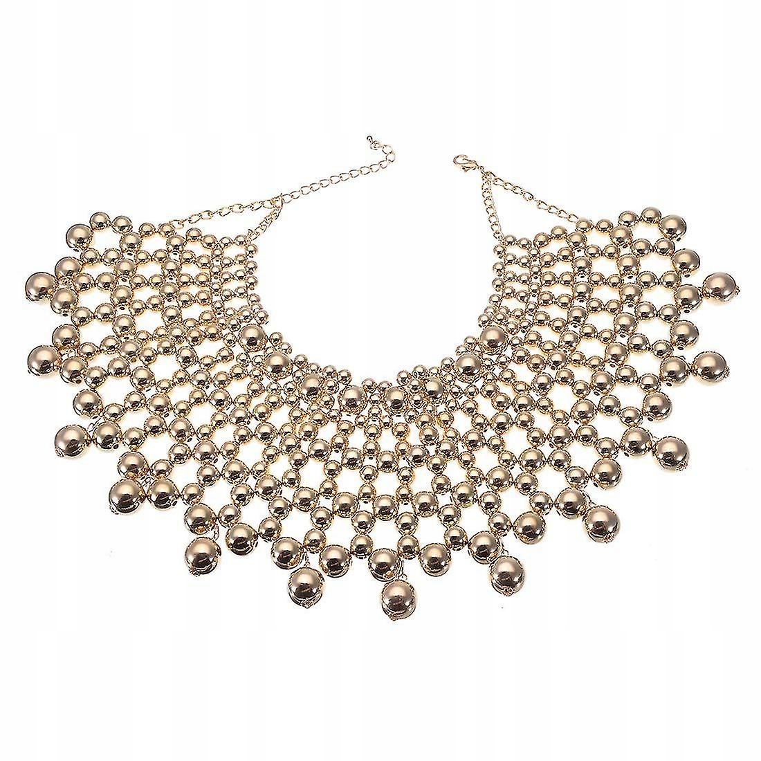 Náhrdelník s golierom BIB COLLER CROASEL CRYSTAL/PEARL Resin