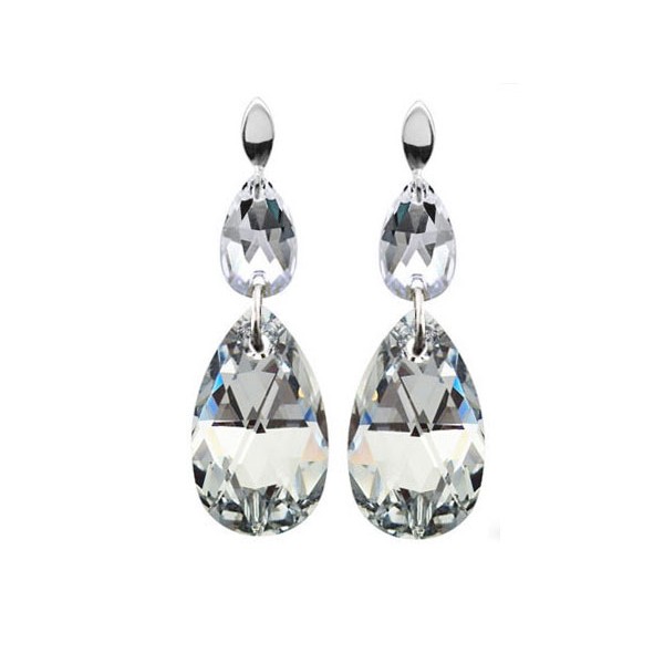 Svadobné šperky Swarovski kryštály Náušnice KR42