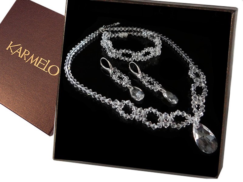 Svadobné šperky s kryštálmi Swarovski KP19
