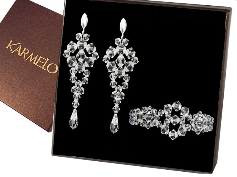 Svadobné šperky s kryštálmi Swarovski KP402 KPL
