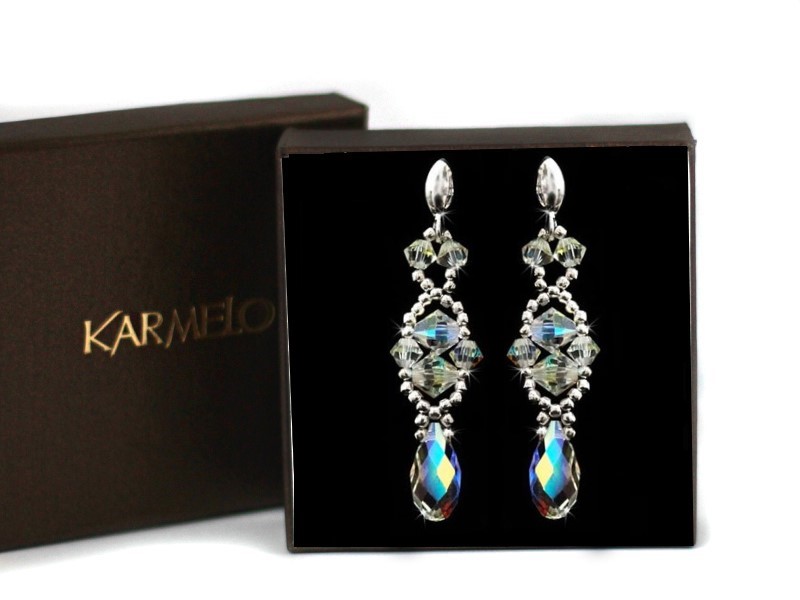 Svadobné šperky s kryštálmi Swarovski KR43