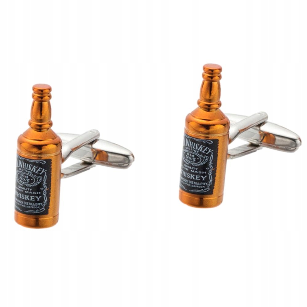 Boutons de manchette buteille de whis