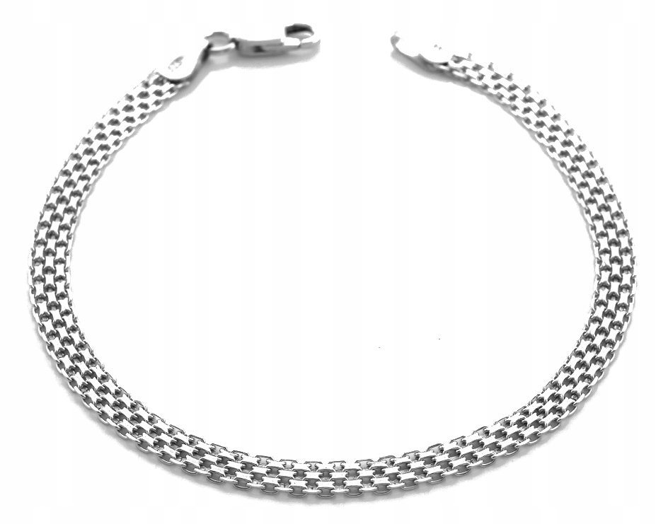 Bismark náramok 21,5 cm striebro