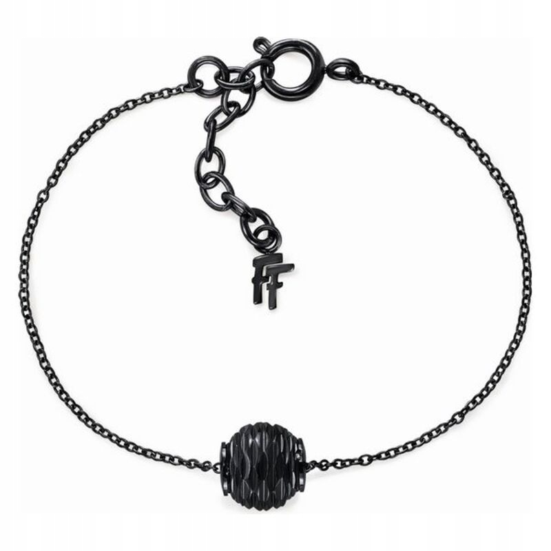 Náramok Folli Follie 1B17T003K Black Steel