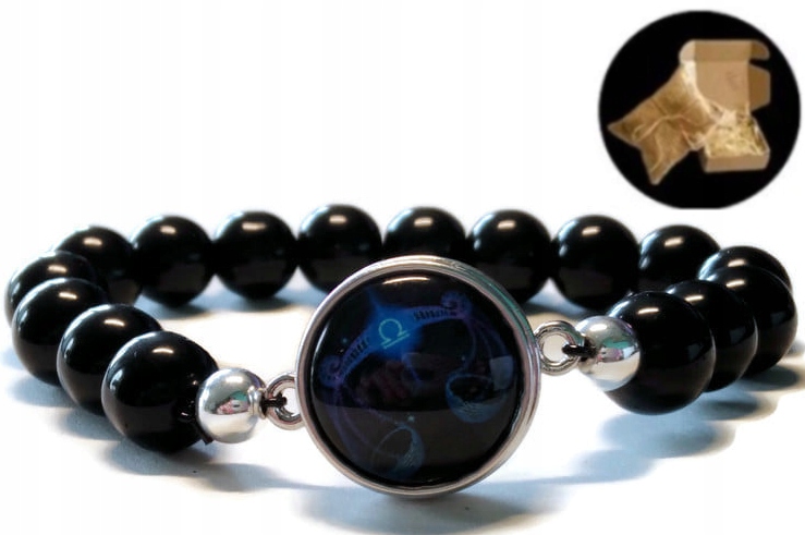 Náramok kameň Onyx Zodiac Znamenie hmotnosti