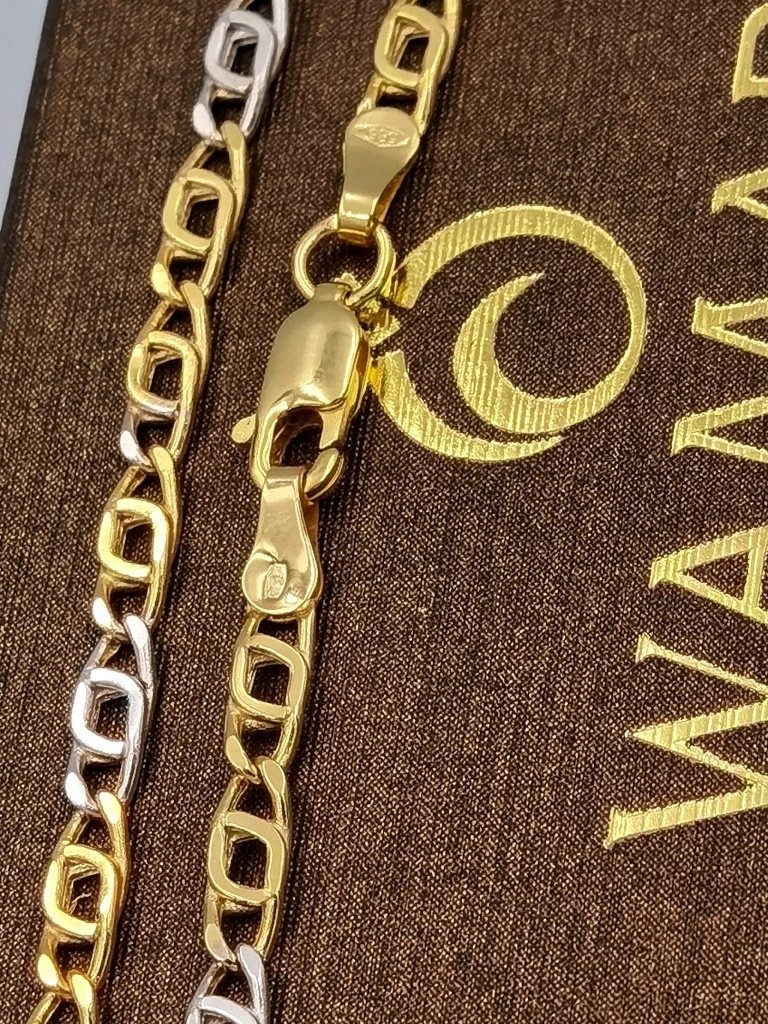 Masívny náramok Buffalo Eye Gold 585