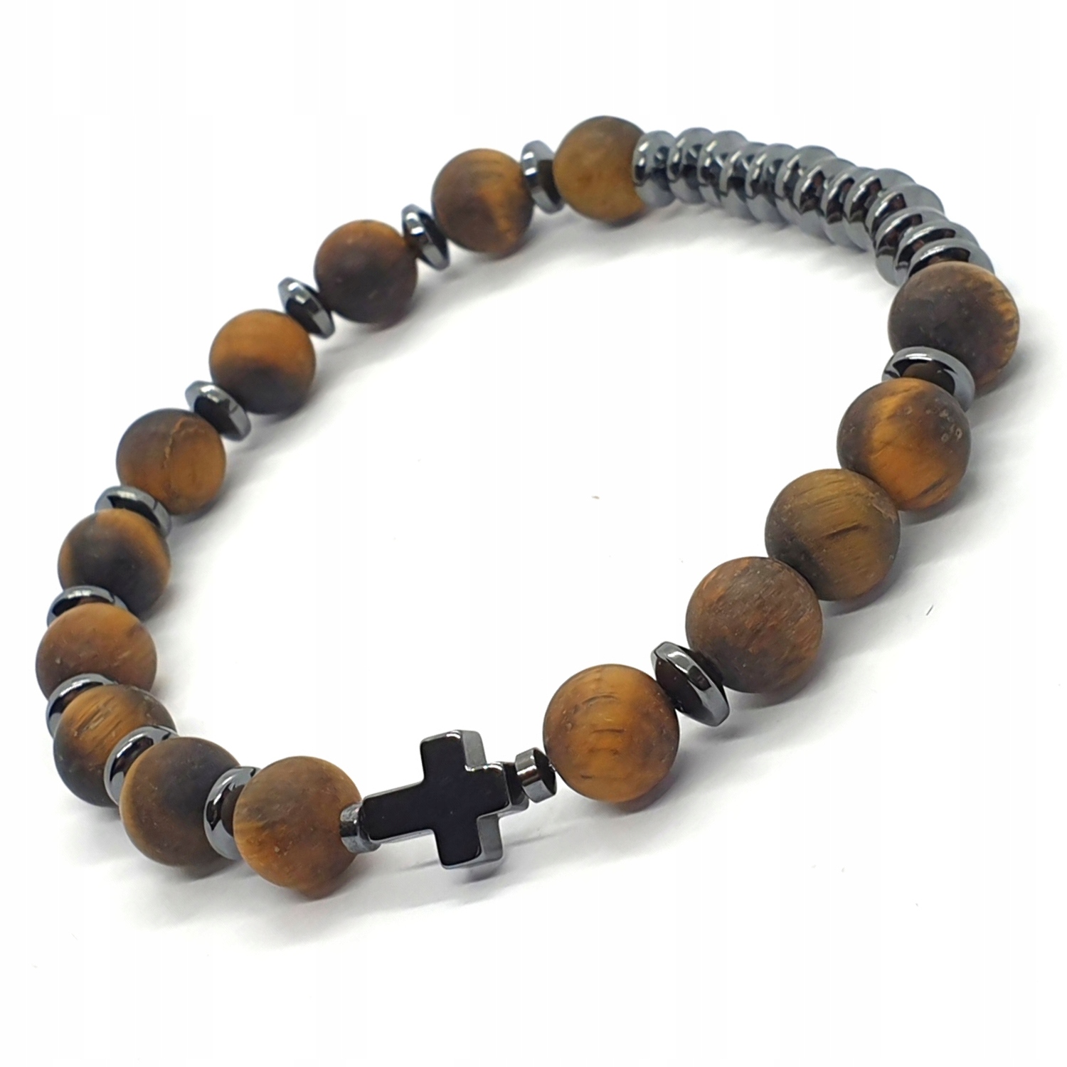 Náramok ROSARY MALE Tiger Eye Matte