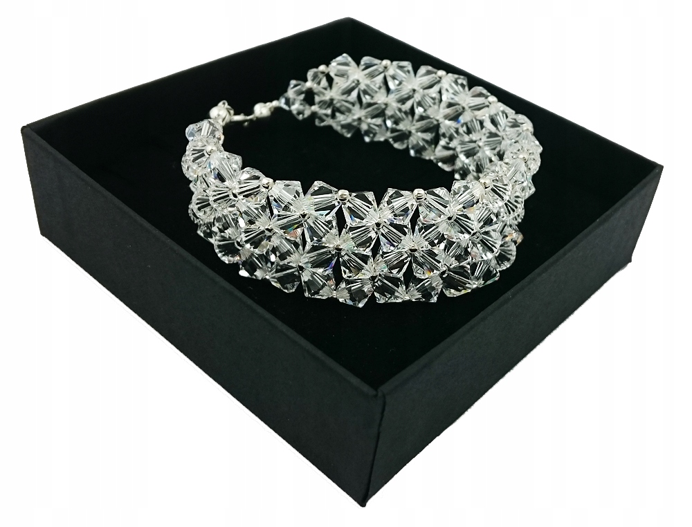 SVADOBNÝ náramok vyrobený z kryštálov SWAROVSKI 1030