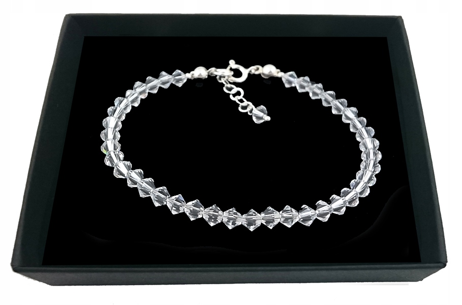 Svadobný náramok z kryštálov Swarovski 305