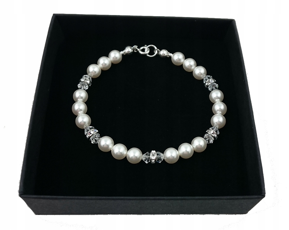 SVADOBNÝ náramok s kryštálmi SWAROVSKI 450