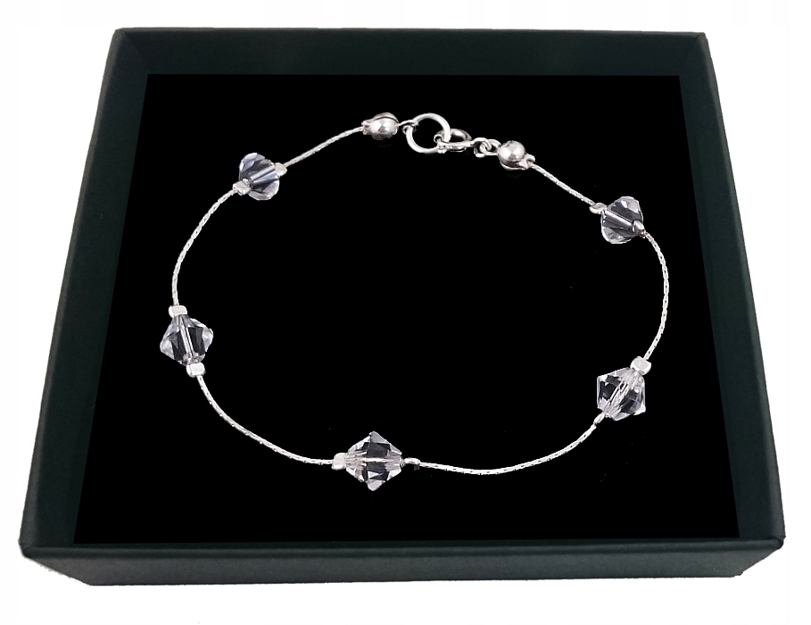 Svadobný náramok od Swarovski Crystals 497