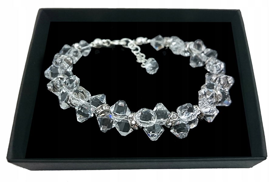 SVADOBNÝ náramok s kryštálmi SWAROVSKI 821
