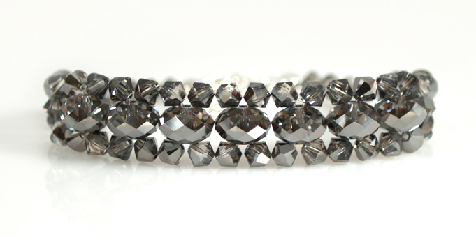 Náramok SWAROVSKI BR22 strieborný svadobný darček AB