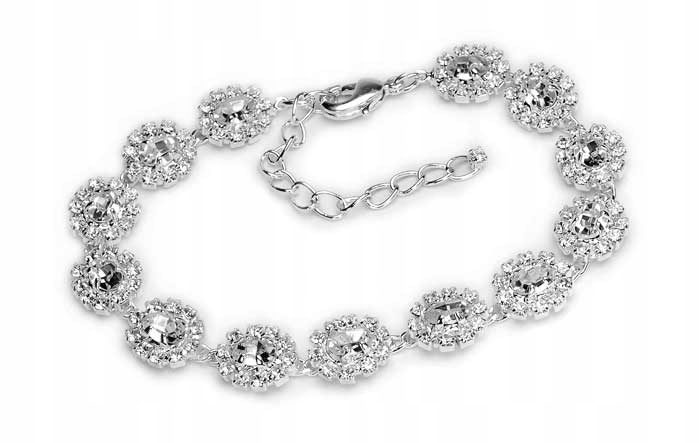 Svadobný náramok na svadbu s kryštálmi Swarovski