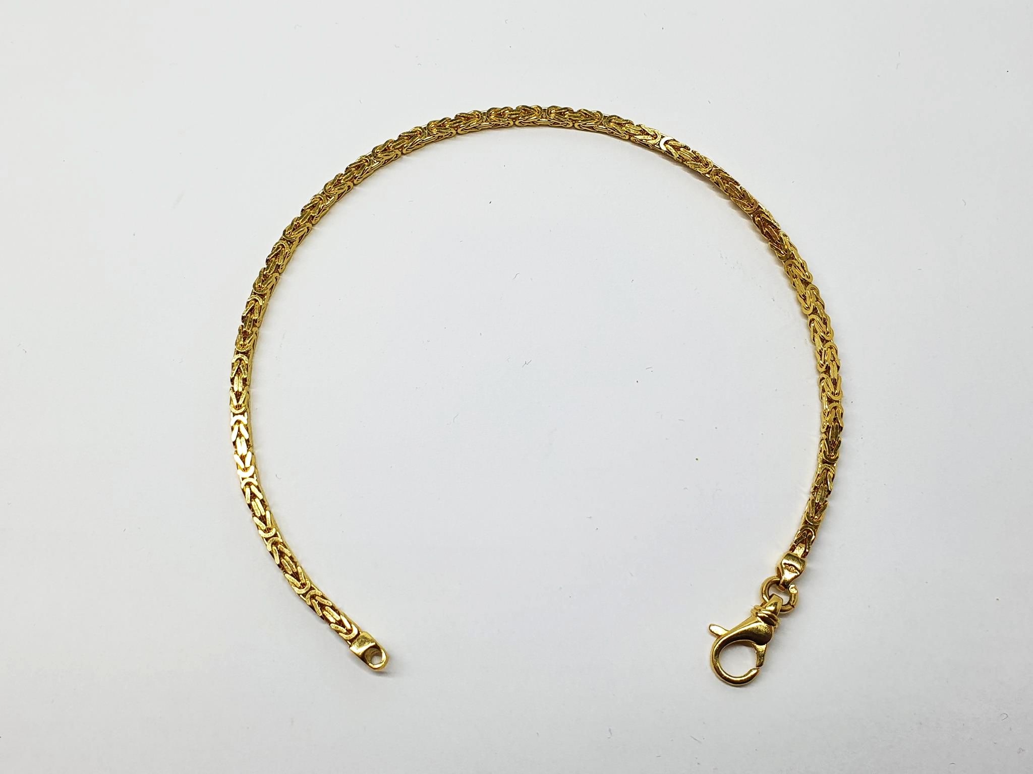 Zlatý náramok P585 11.02g Royal Weave