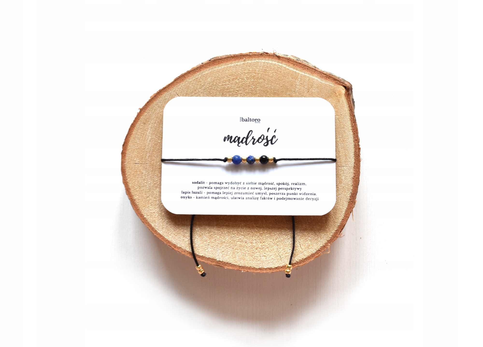 Amulet náramok kamene prírodná múdrosť