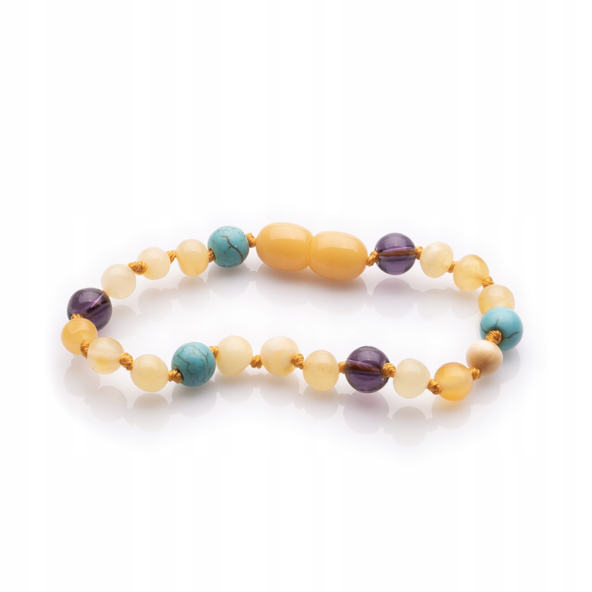 Náramok pre dieťa z Amber Turrkys Amethyst