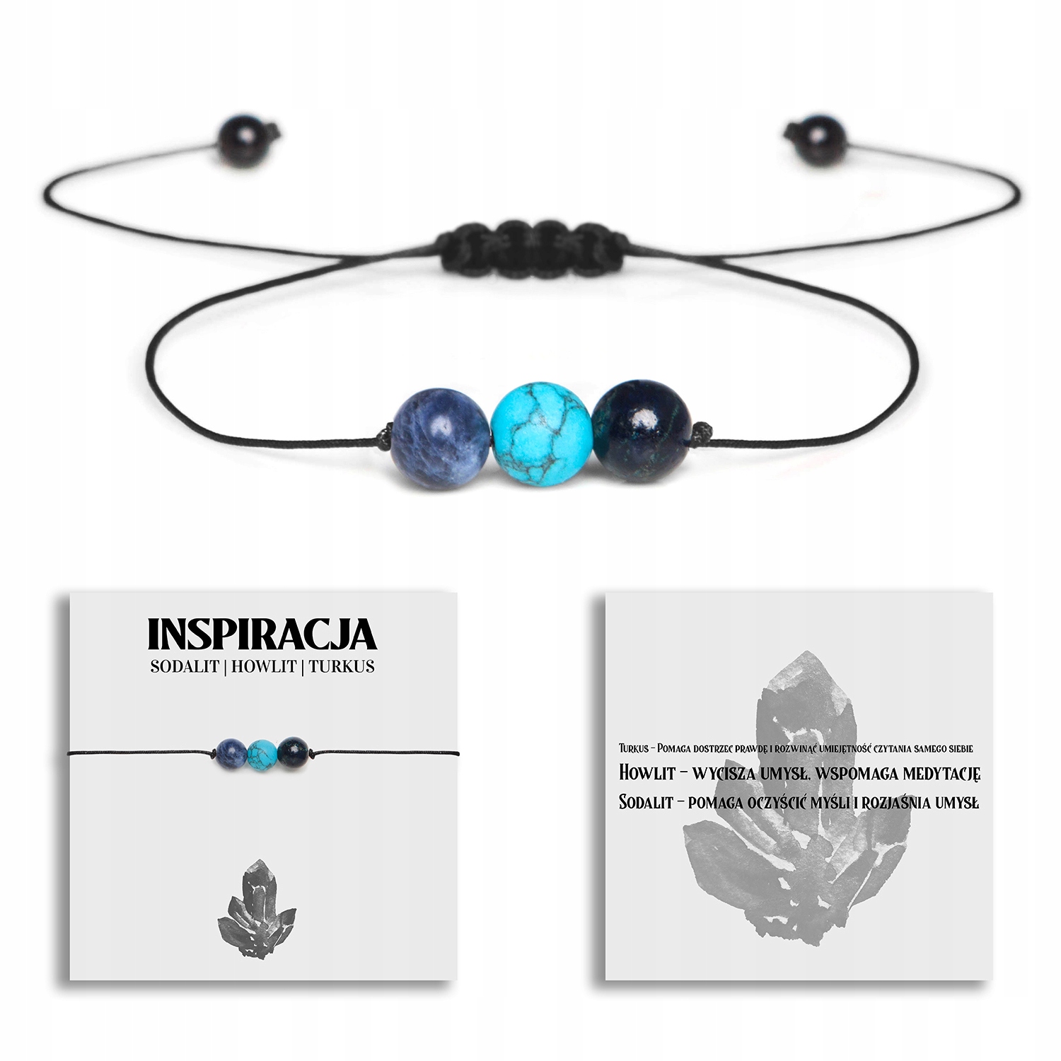 Náramok prírodné kamene amulet inšpirácia