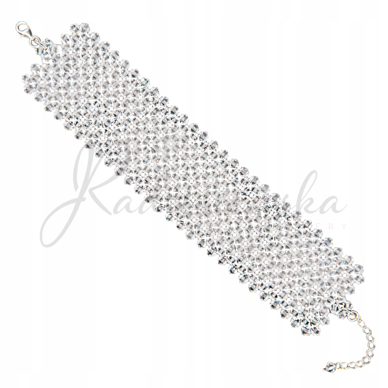 Náramok Swarovski kryštály svadobné šperky