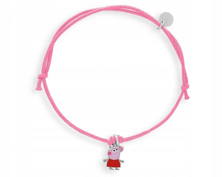 Náramok na gravírovaní gravírovania Peppa peppa 925