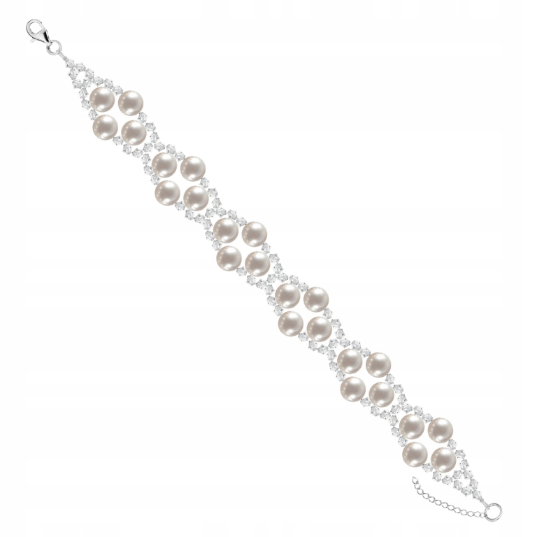 Svadobný náramok zo kryštálov Swarovski