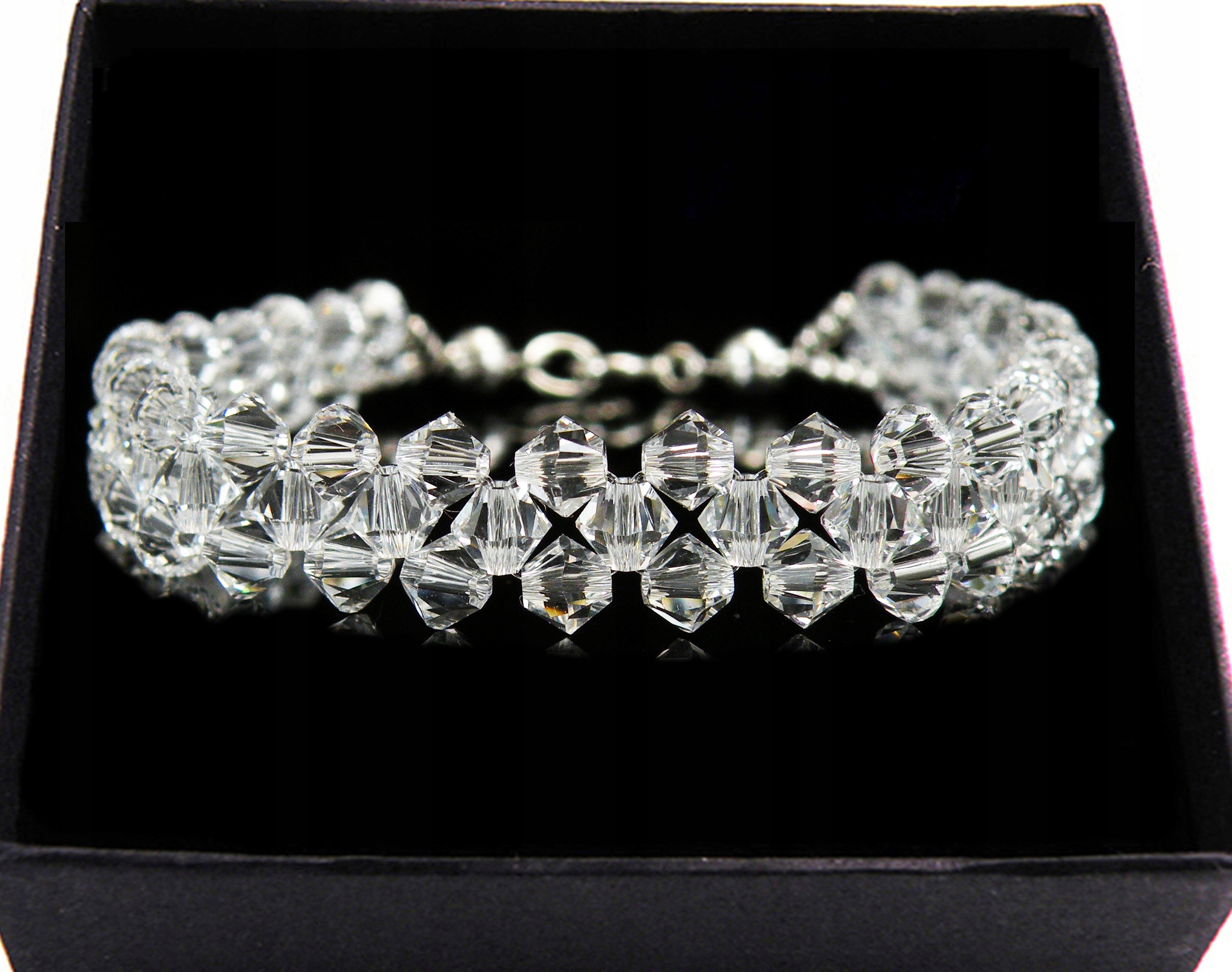 Svadobný náramok Swarovski kryštály