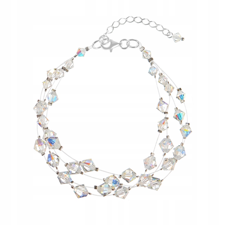 Svadobný náramok s kryštálmi SWAROVSKI