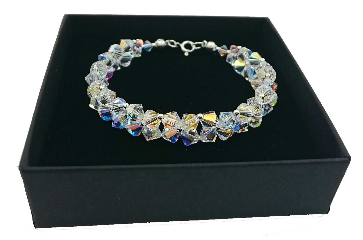 Svadobný náramok s kryštálmi SWAROVSKI 1724