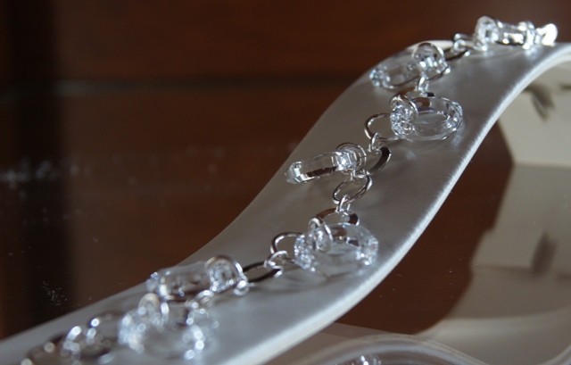 Strieborný náramok Cosmo 4 Swarovski Elements