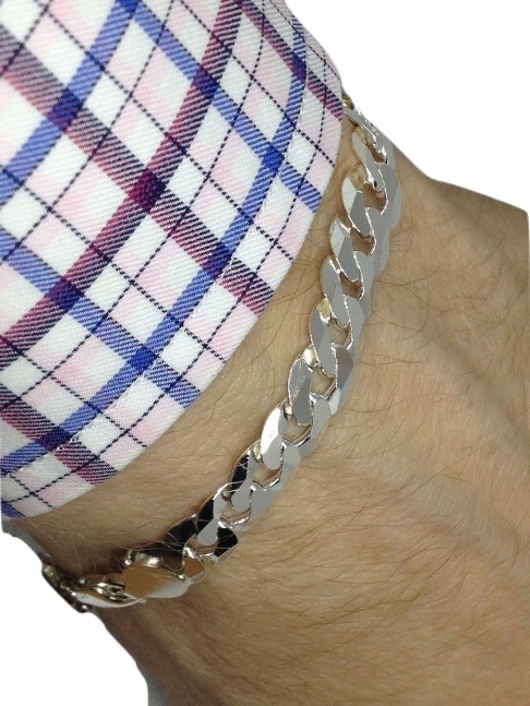 Strieborný náramok pánsky čierny Bracer Break Pr 925
