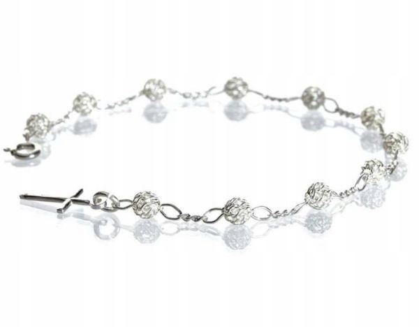 Strieborný náramok (Openwork Ball) 3,3G - 61421