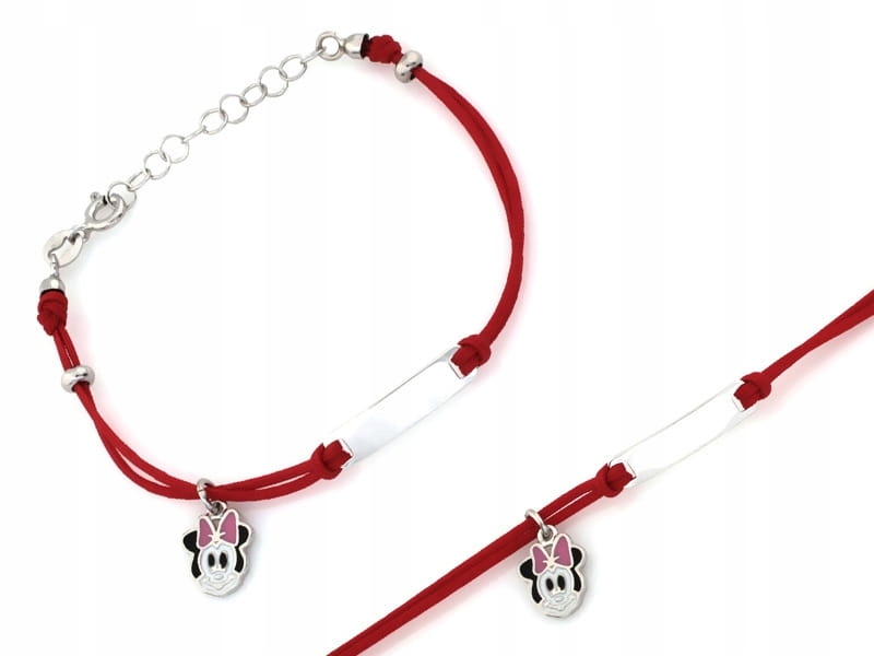 Náramok so značkou Minni Mouse.