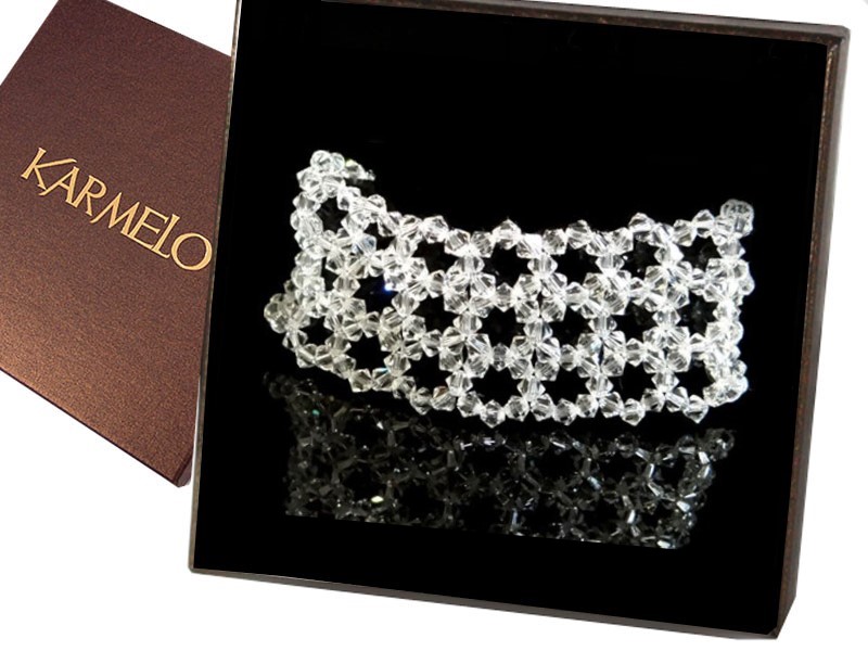 Náramok s kryštálmi Swarovski BR107 3cm