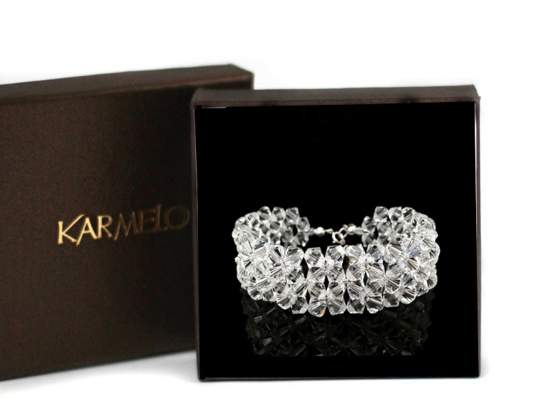 Náramok s kryštálmi Swarovski BR155 2,5cm