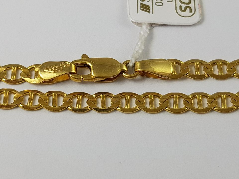 Zlatý náramok Gucci Pánske krásne lacné 14k
