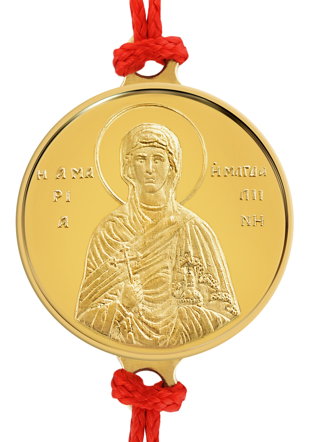 Gold Náramok750 Saint. Mary Magdalena Nitka