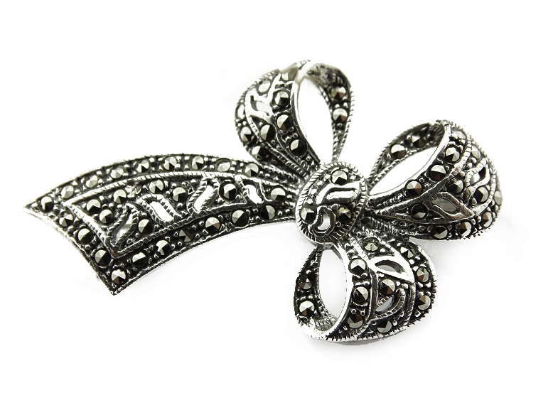 Brošňa Markazyty Ribbon Silver 925 B112