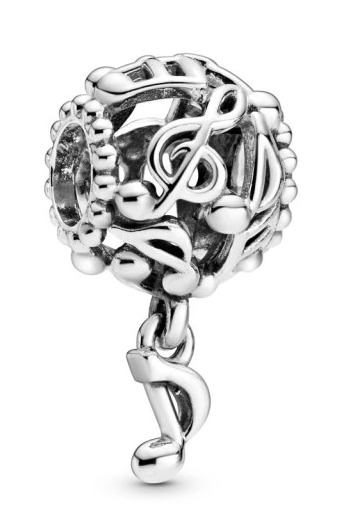 CHARMS for Pandora Openwork note music silver s925