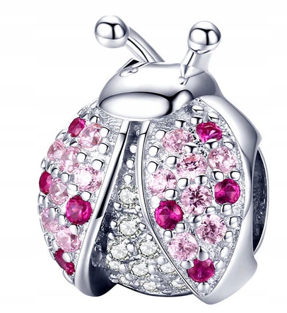 CHARMS pre Pandora Ladybug Ladybird s925