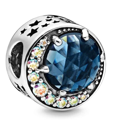 CHARMS to Pandora MOON sky NIGHT silver s925