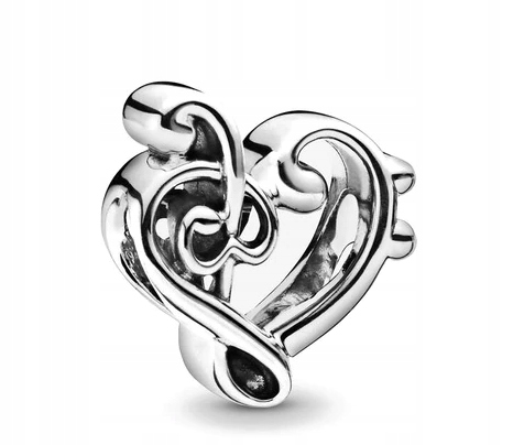 CHARMS for Pandora I love Music houslový kľúč