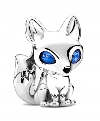 CHARMS pre Pandora LIS fox silver s925