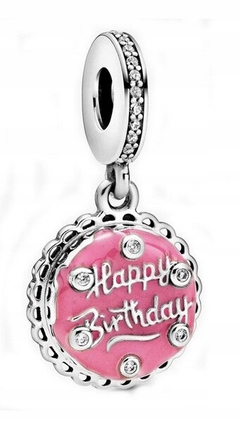 CHARMS pre Pandora BIRTHDAY CAKE strieborná s925