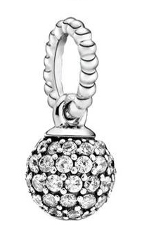 CHARMS pre Pandora biely lesklý zirkón s925