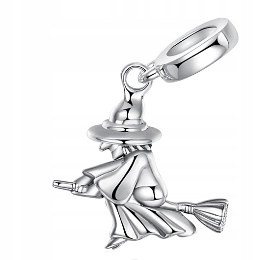 CHARMS pre Pandora Witch Baba Yaga Magic 925