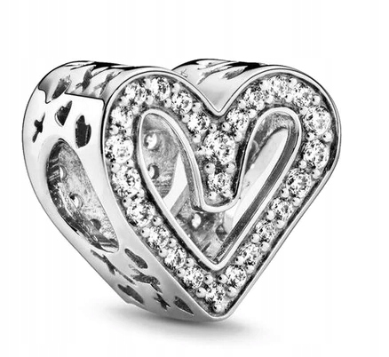 CHARMS pre kamienky srdca Pandora s pocitom s925
