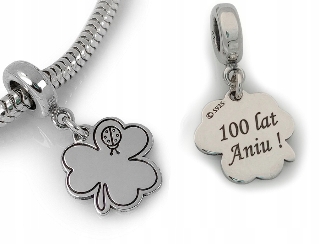 CHARMS ďatelina na pandora striebro 925 + gravírovanie