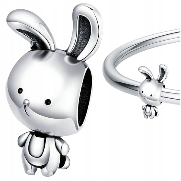 Charms Silver 925 Králikový prívesok korálky pr. 925