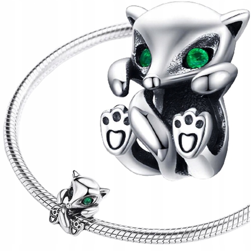 Kúzla striebro 925 Fox Pendant Pendant Bead